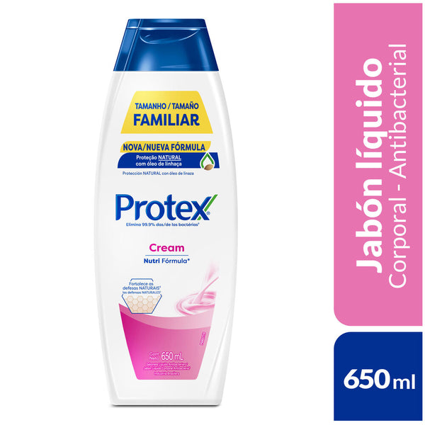 JABON PROTEX LIQUIDO 650ML CREAM